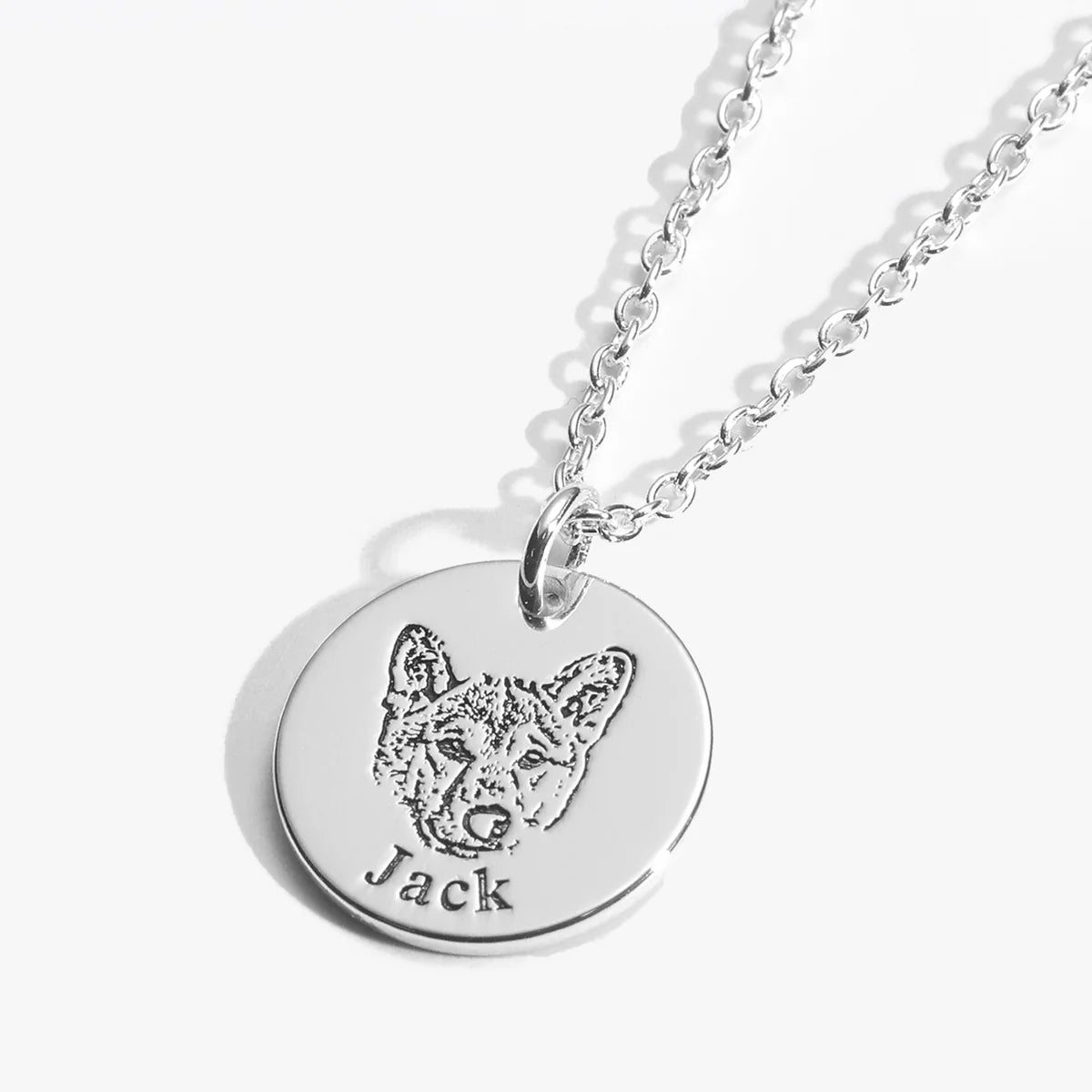 Custom Pet Portrait Necklace